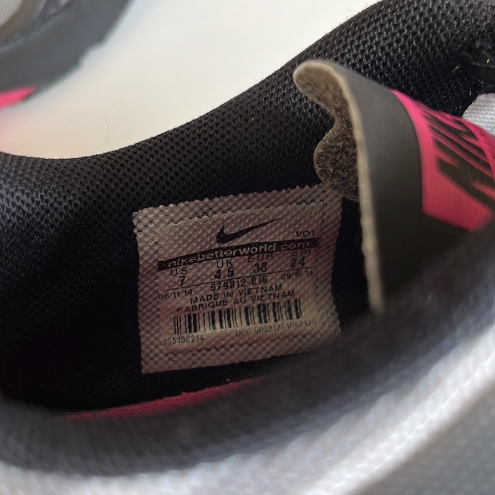 Nike Dual Fusion TR Pink Black Grey Size 7 - Picture 6 of 7